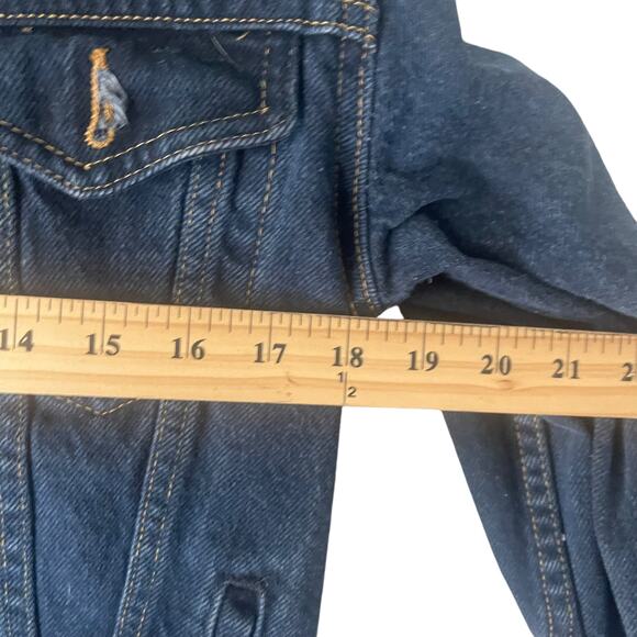 Bristol Blues Vintage 90s Size Medium‎ Chore Denim Button Up Jacket - Picture 8 of 9